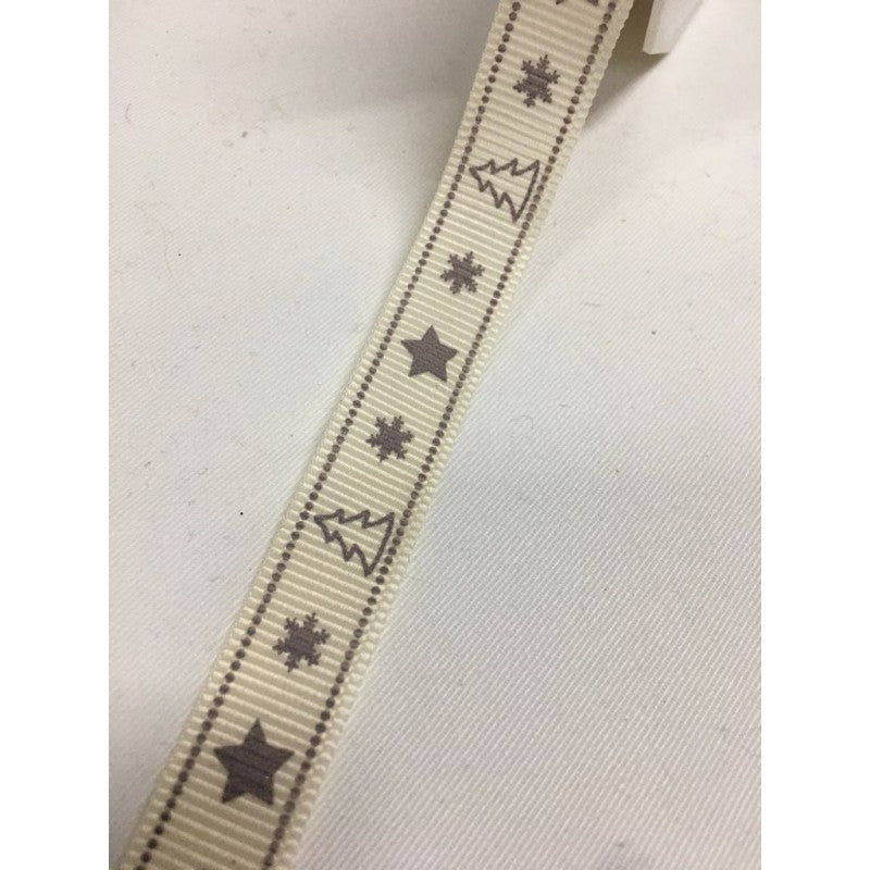 Nastro Con Abeti E Stelle