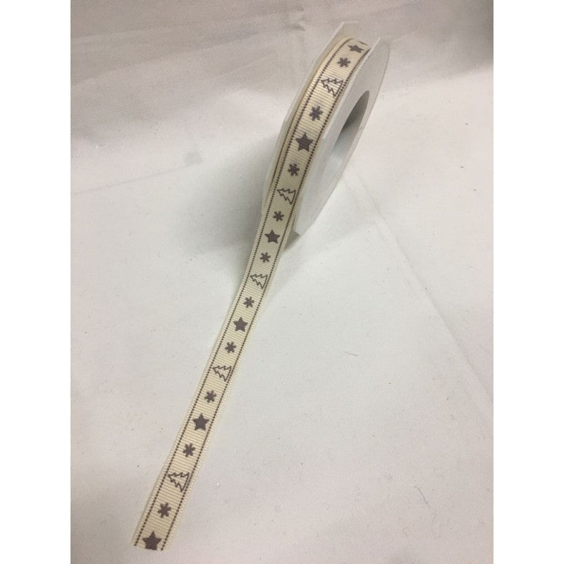 Nastro Con Abeti E Stelle