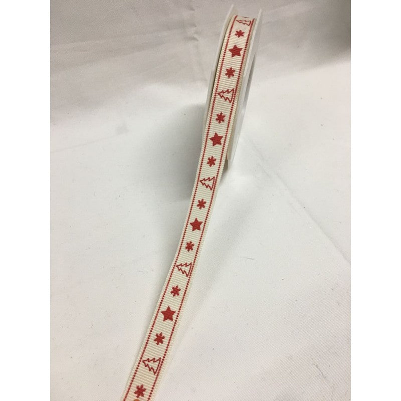 Nastro Con Abeti E Stelle