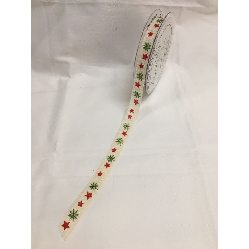 Nastro Con Stelle E Fiocchi Di Neve