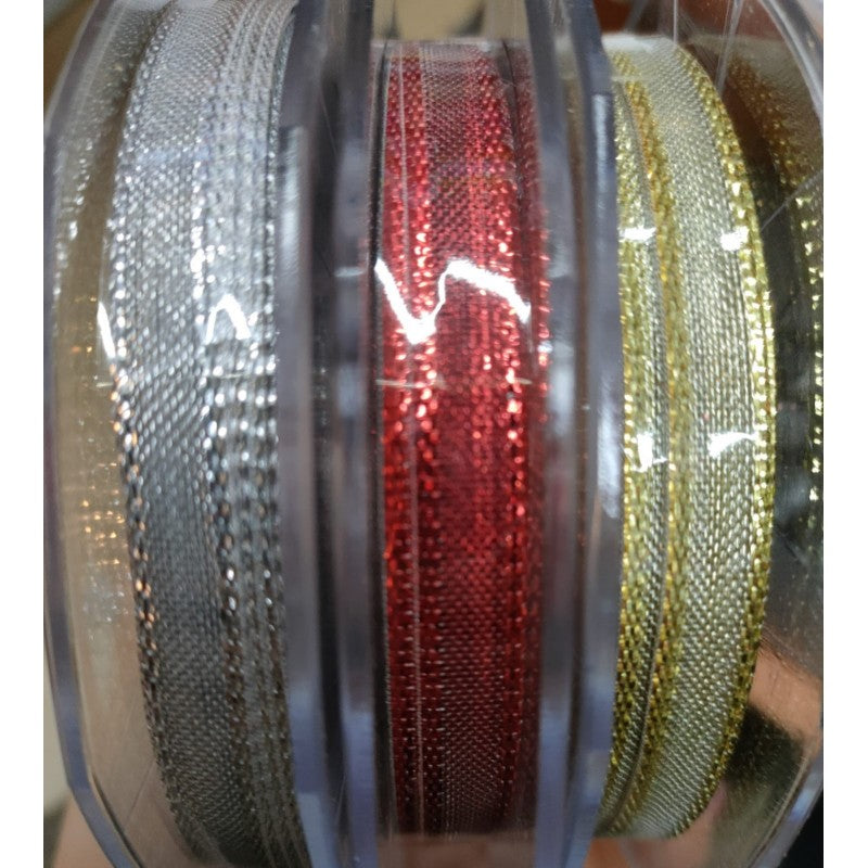 Nastro Semirigido Oro- Rosso- Argento