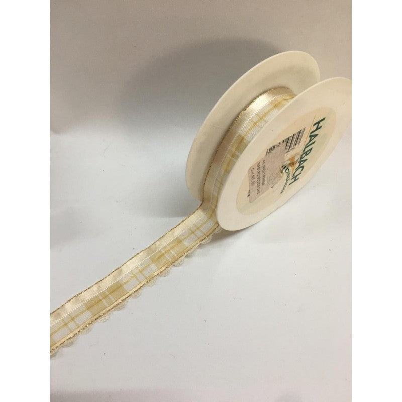 Nastro Tartan Con Merletto