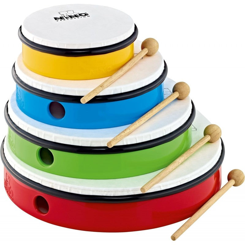 Nino Percussion Ninoset6, Set Di 4 Tamburelli Con Borsa