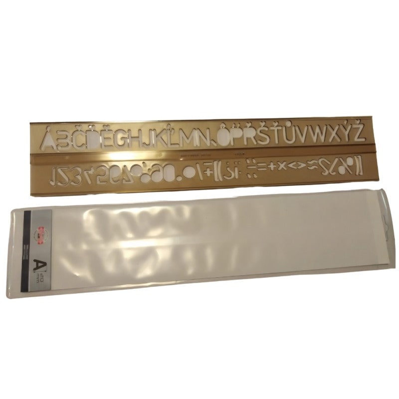 Normografo N°20 Color Oro - Cwr