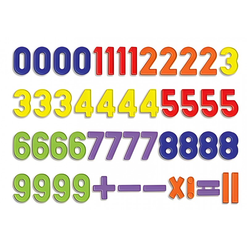 Numeri E Simboli Matematici Magnetici 288 Pz Per Lavagna – Quercetti 05453