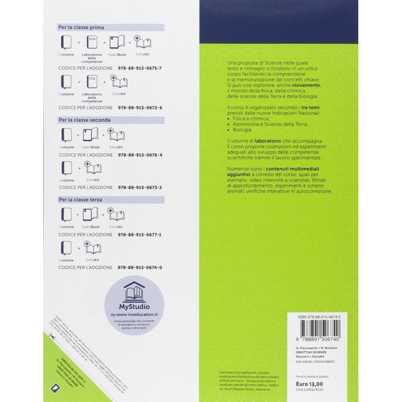 Obiettivo Scienze 3