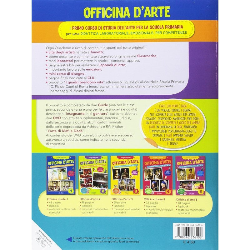 Officina D'arte Vol. 1. Il Mio Primo Corso Di Storia Dell'arte