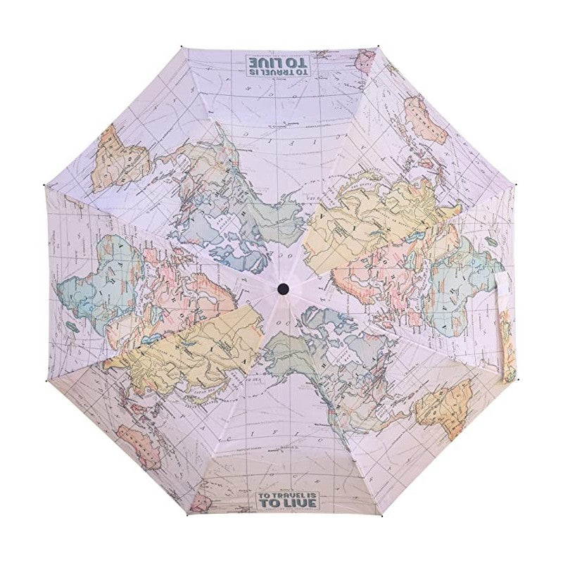 Ombrello Pieghevole, Custodia Inclusa - Tema Travel - Legami