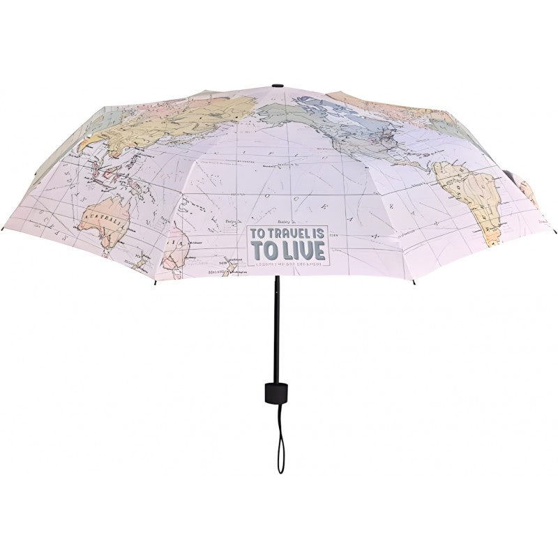Ombrello Pieghevole, Custodia Inclusa - Tema Travel - Legami