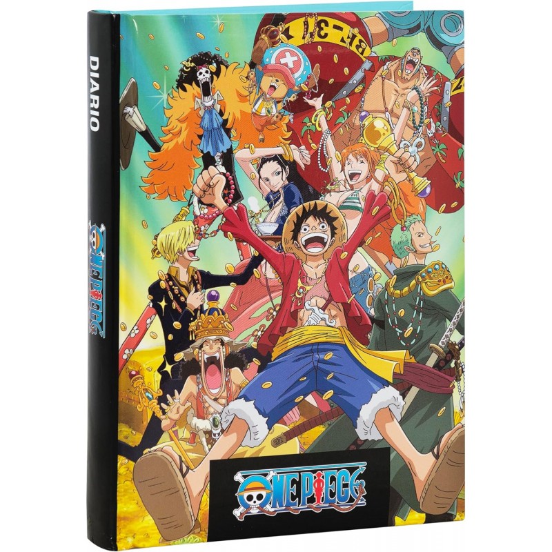 One Piece - Diario Scuola 2024-2025 Ufficiale One Piece, Diario 12 Mesi, 13 X 17,8 Cm