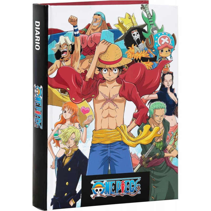 One Piece - Diario Scuola 2024-2025 Ufficiale One Piece, Diario 12 Mesi, 13 X 17,8 Cm