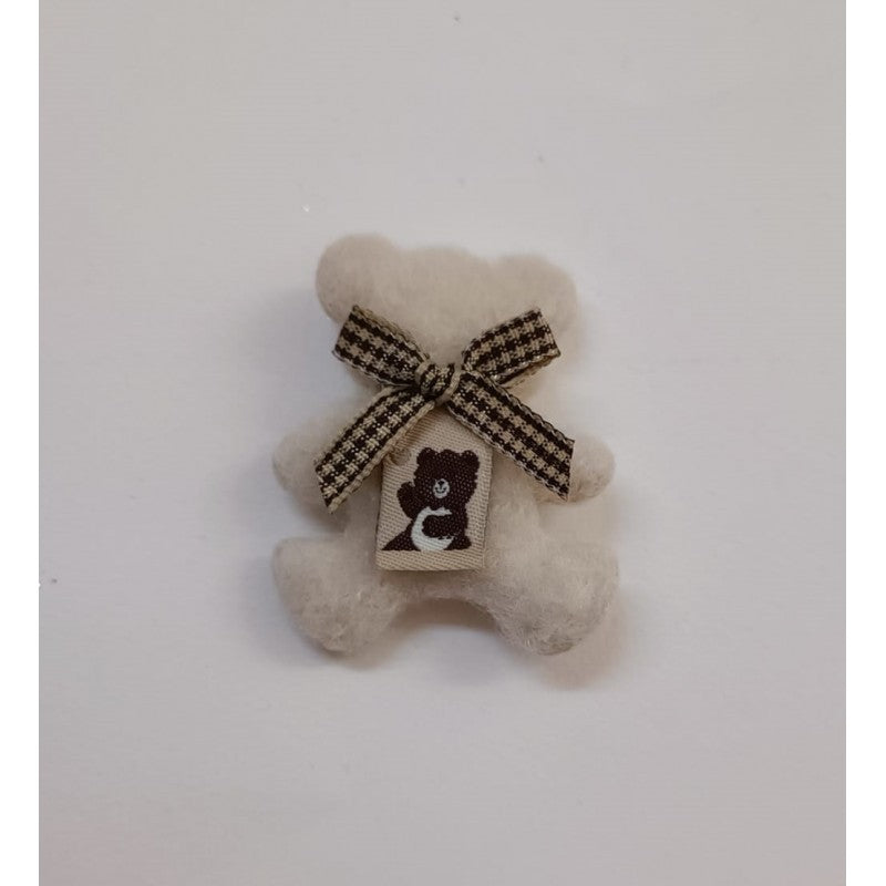 Orsetto Beige/marrone In Feltro