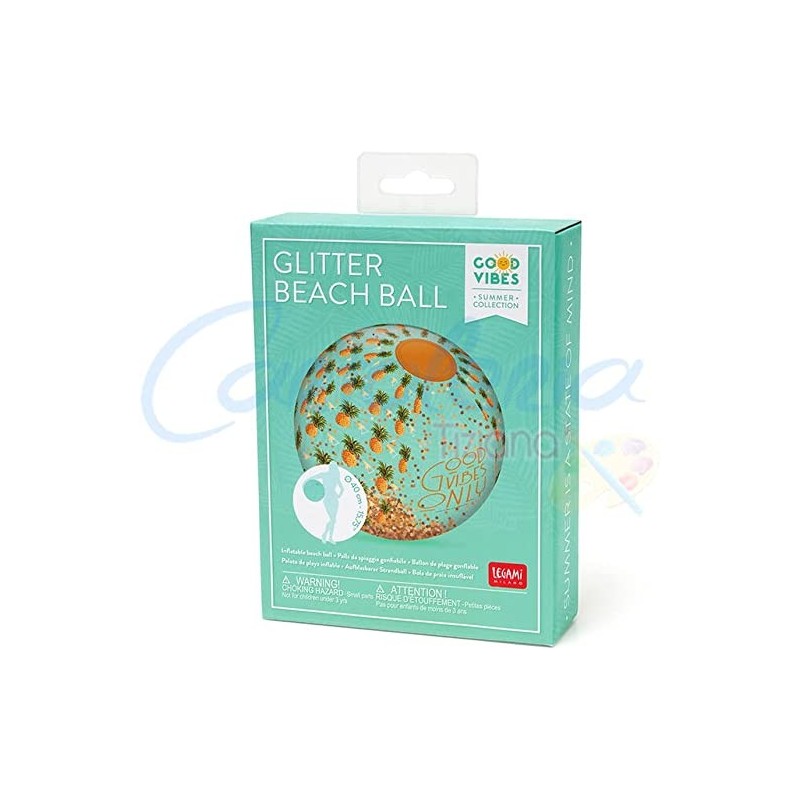 Palla Da Spiaggia Gonfiabile – Good Vibes – Fantasie Assortite - Legami