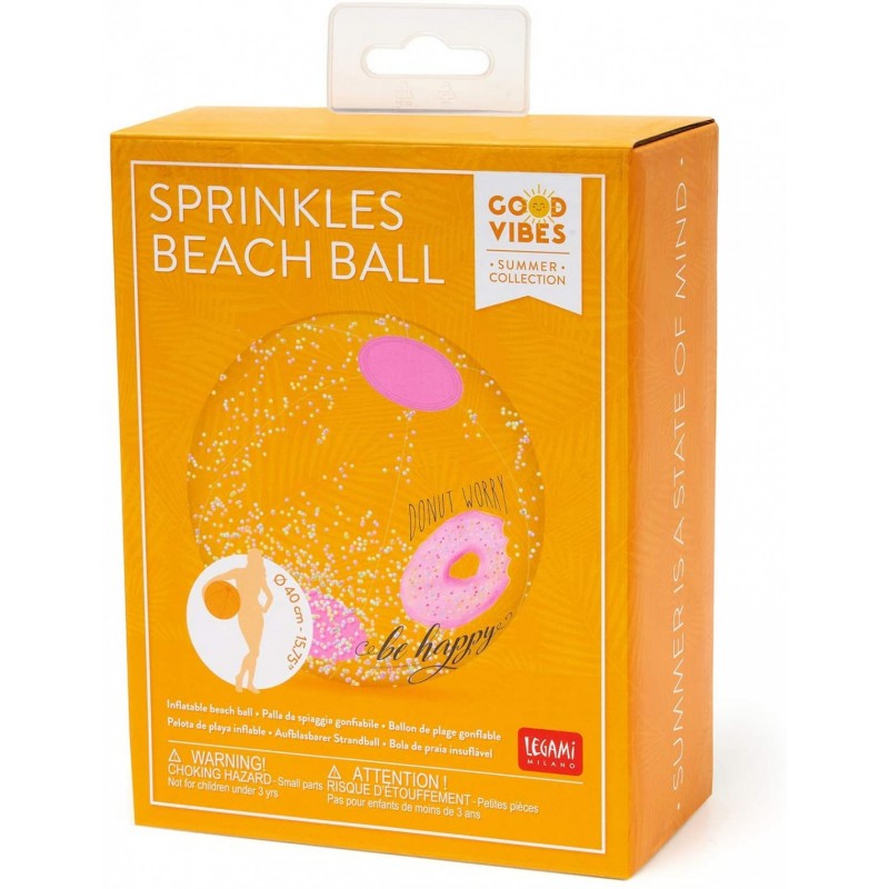 Palla Da Spiaggia Gonfiabile – Good Vibes – Fantasie Assortite - Legami