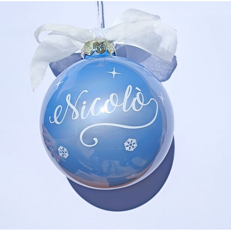 Pallina Personalizzata Con 1 Nome - Albero Di Natale