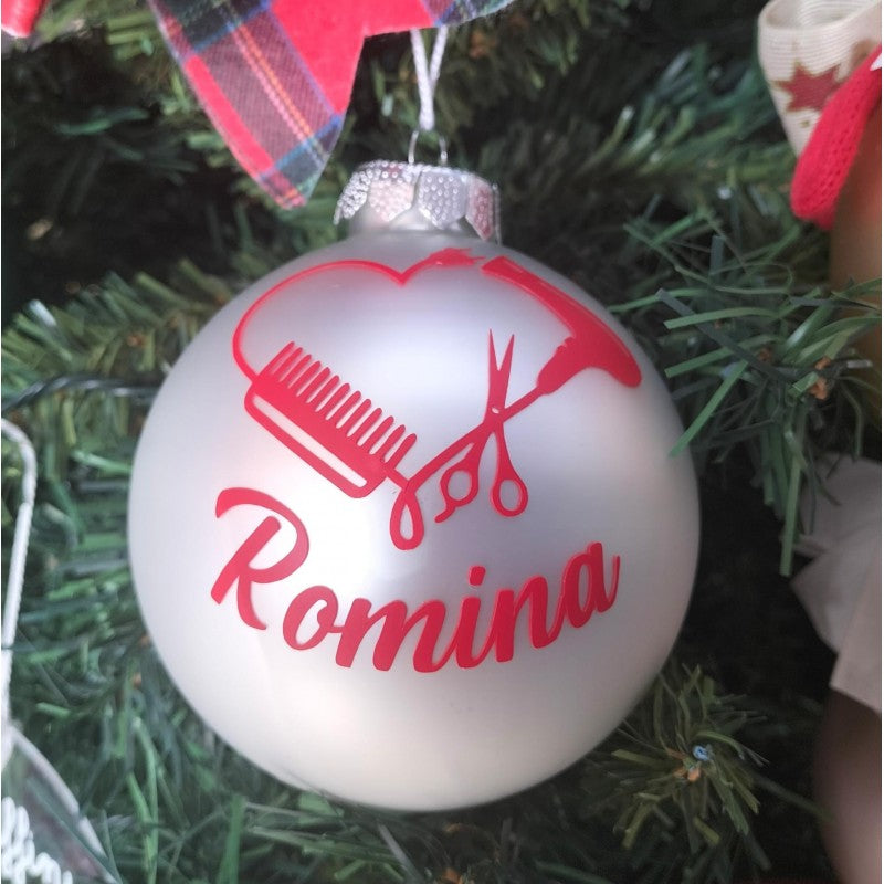 Pallina Personalizzata Con 1 Nome - Albero Di Natale