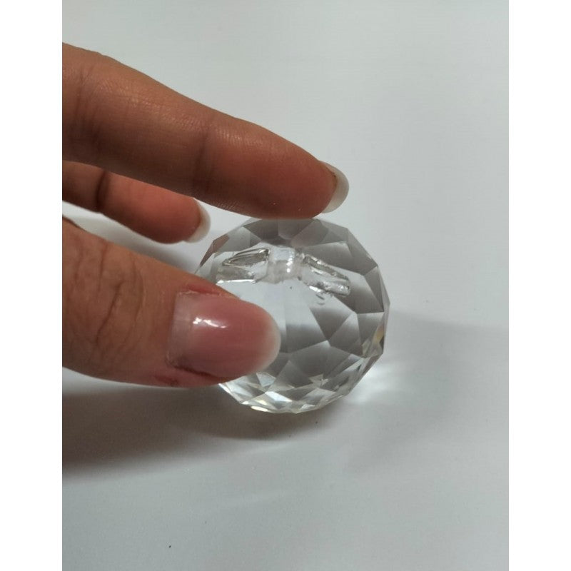Pallina Trasparente Cristallo - Diametro Cm 3 - White Style