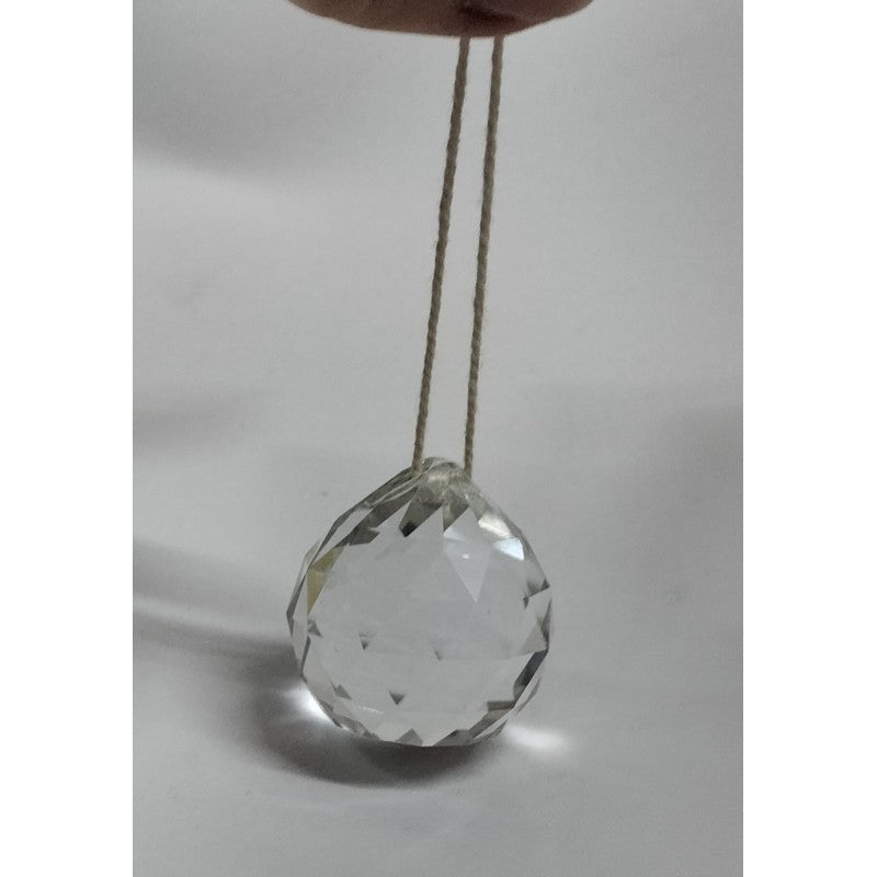 Pallina Trasparente Cristallo - Diametro Cm 4  - White Style