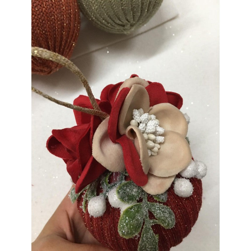 Palline Di Natale In Maglia