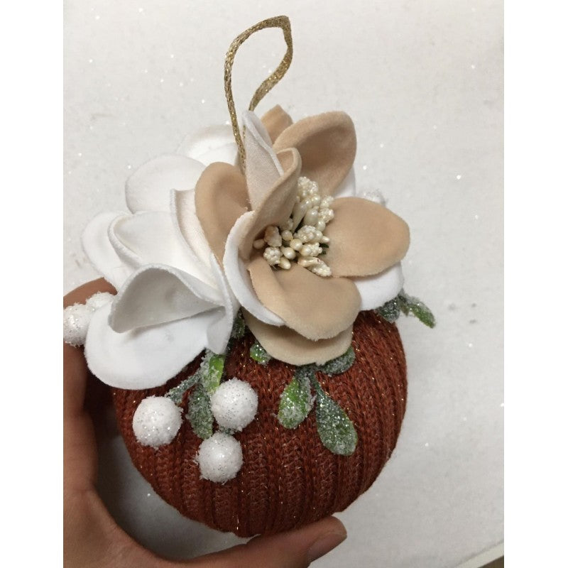 Palline Di Natale In Maglia