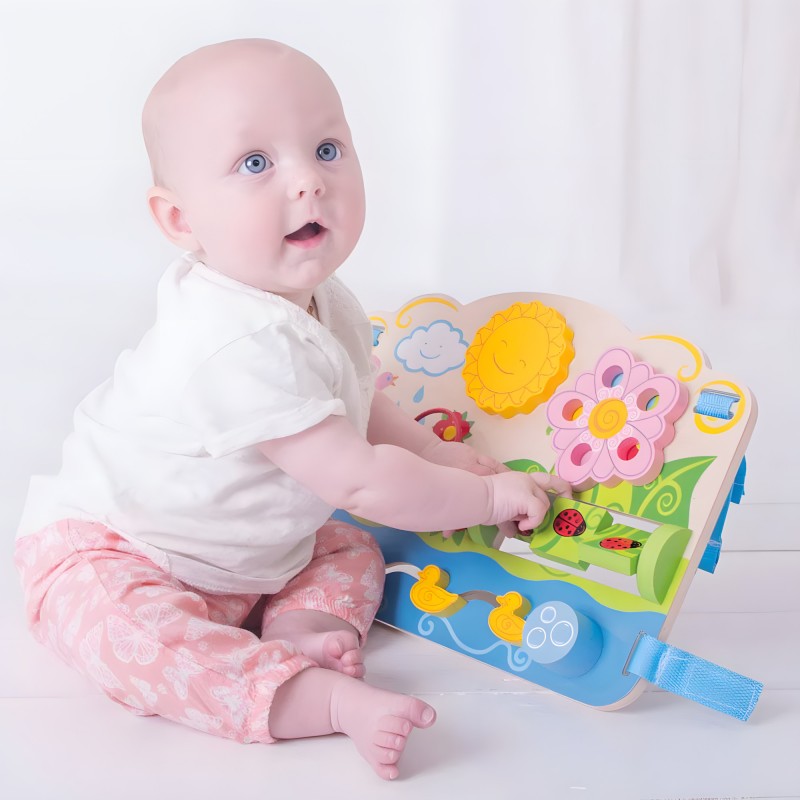 Pannello Multiattività In Legno - Bigjigs Toys