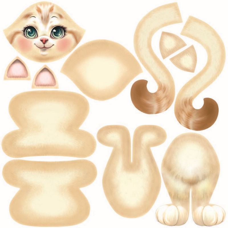 Panno Kraft 3d Duchessa La Gattina Renkalik