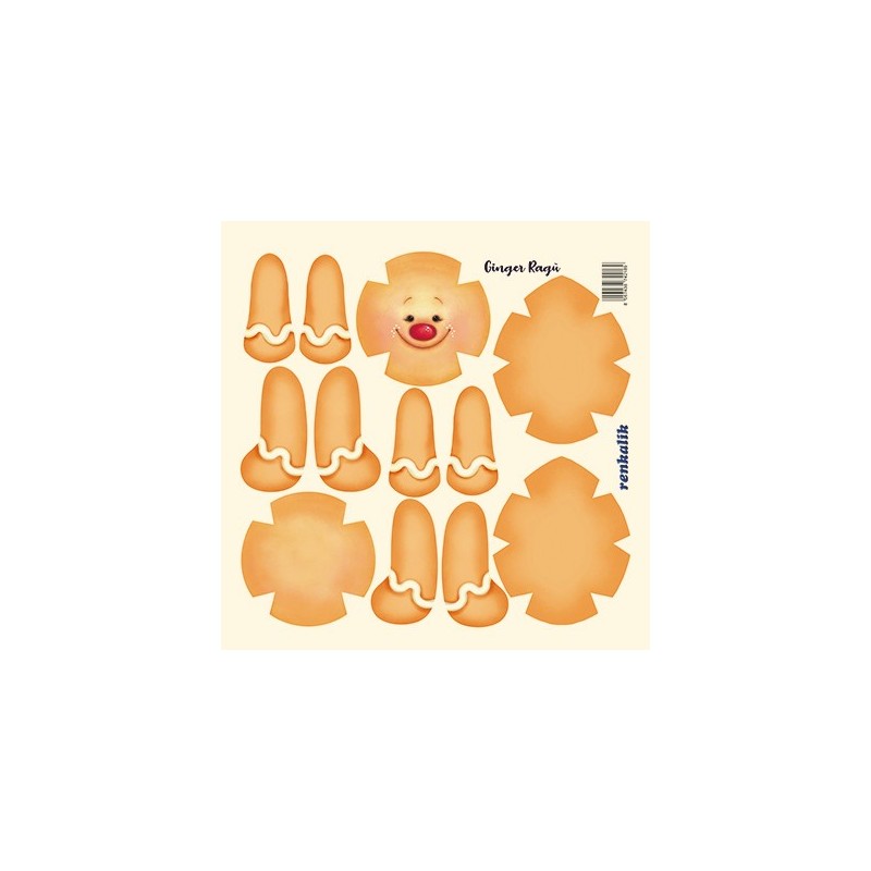 Panno Kraft 3d Renkalik - Ginger Ragu'