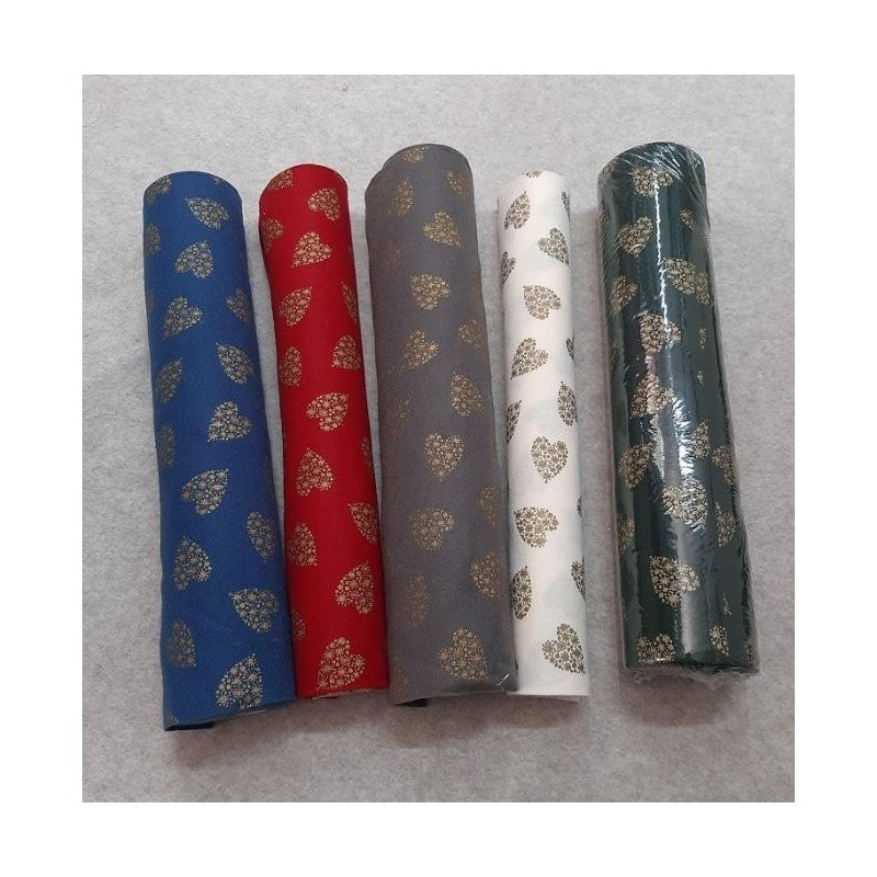 Pannolenci Cuori Oro H 45cm – Colori Assortiti