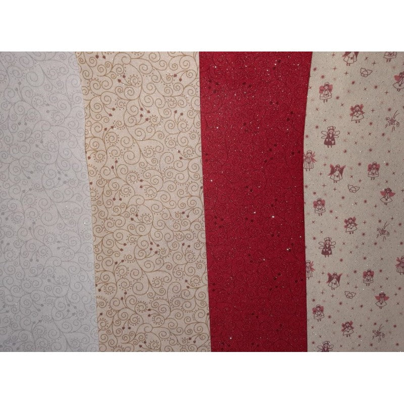 Pannolenci Glitterato Fantasia H 45cm – Colori Assortiti