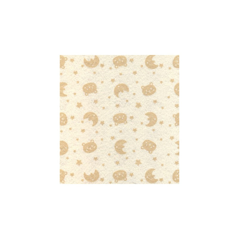 Pannolenci Stafil Orsetto / Luna 30x40 Cm, 1mm - Azzurro, Panna, Rosa