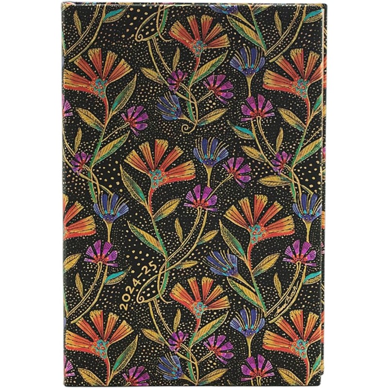 Paperblanks | 2025 Fiori Selvatici | 18 Mesi | Mini | Settimanale Orizzontale