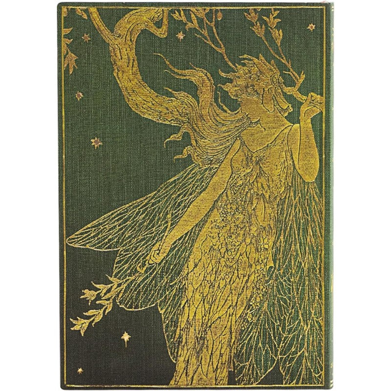 Paperblanks | 2025 La Fata Oliva | 18 Mesi Flexis | Midi | Settimanale Orizzontale