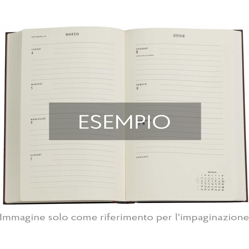 Paperblanks | 2025 La Fata Oliva | 18 Mesi Flexis | Midi | Settimanale Orizzontale