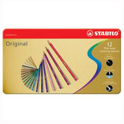 STABILO Original Arty – Set da 12 Pastelli in Scatola di Metallo