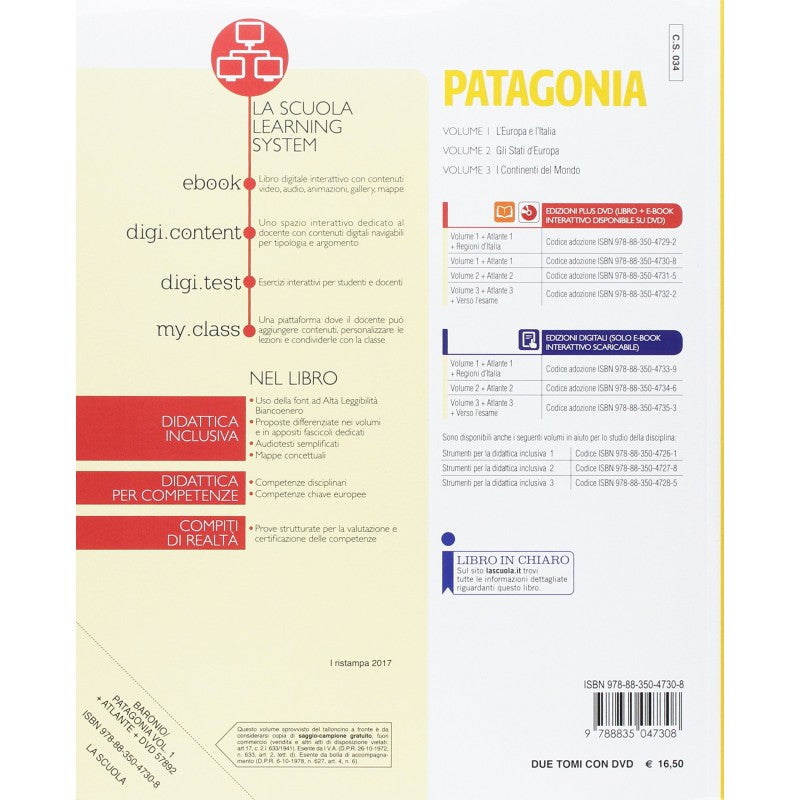 Patagonia Vol. 1 Geografia Per Capire Il Mondo