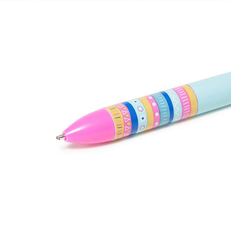 Penna A Sfera A Due Colori Click&clack Llama - Legami
