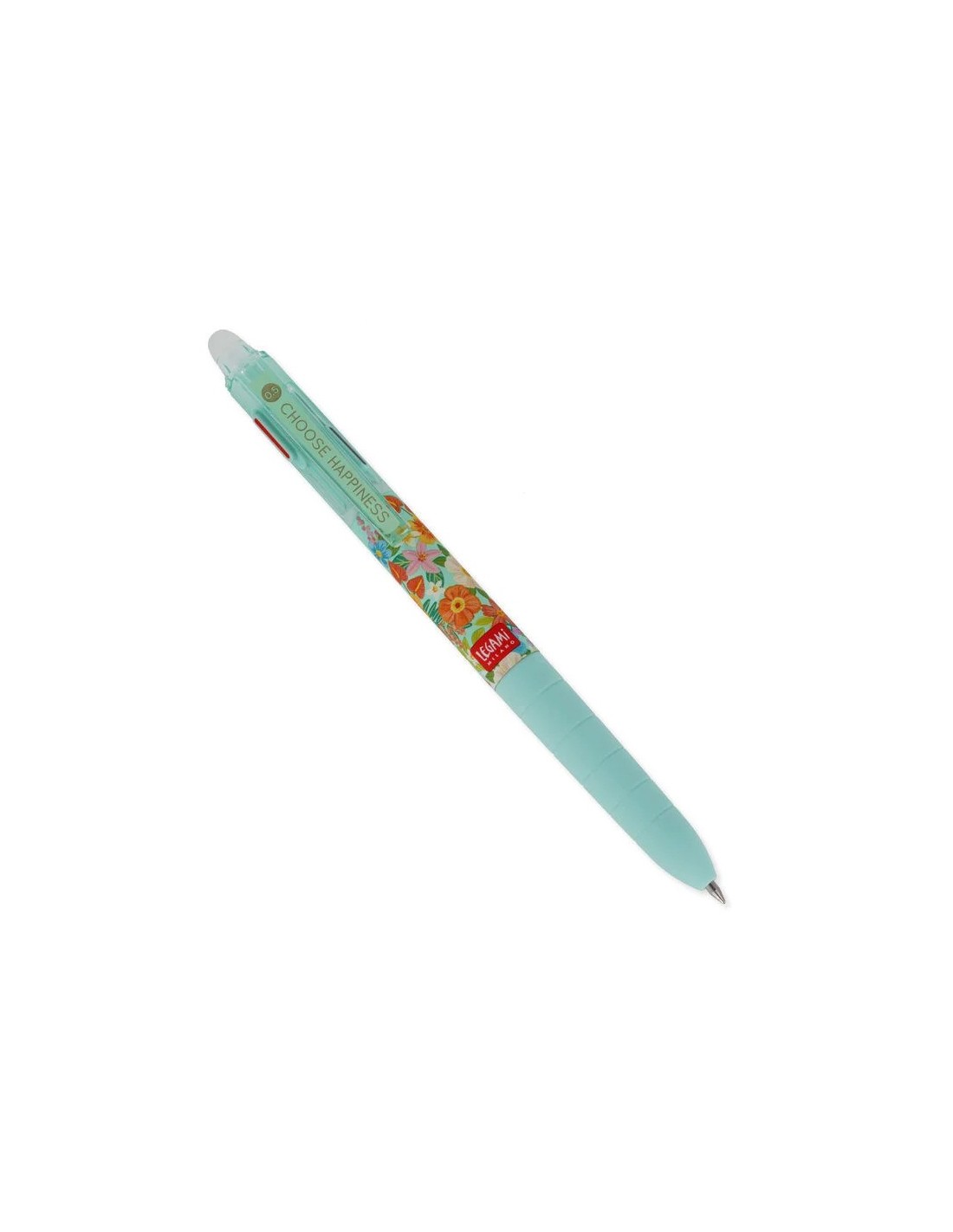 Legami Penna Gel Cancellina Flowers 3 Colori  – Penna Cancellabile Multicolore