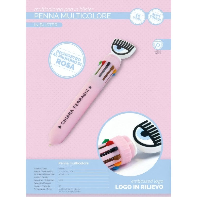 Penna Multicolore Chiara Ferragni X Pigna