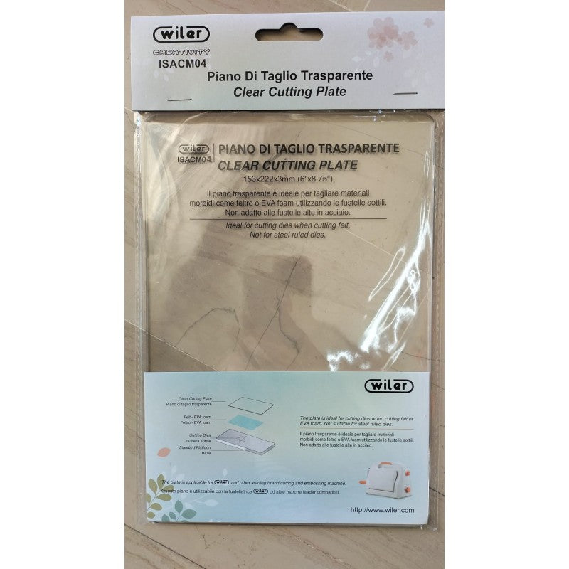 Piano Di Taglio Trasparente 153x222x3mm - Isacm04