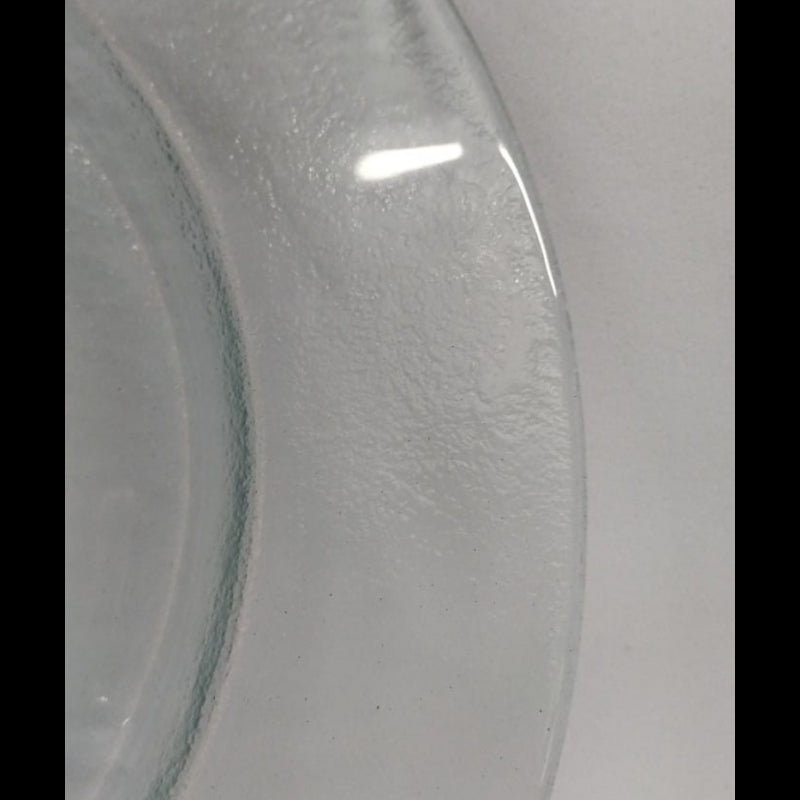 Piatto Vetro Tondo 26 Cm