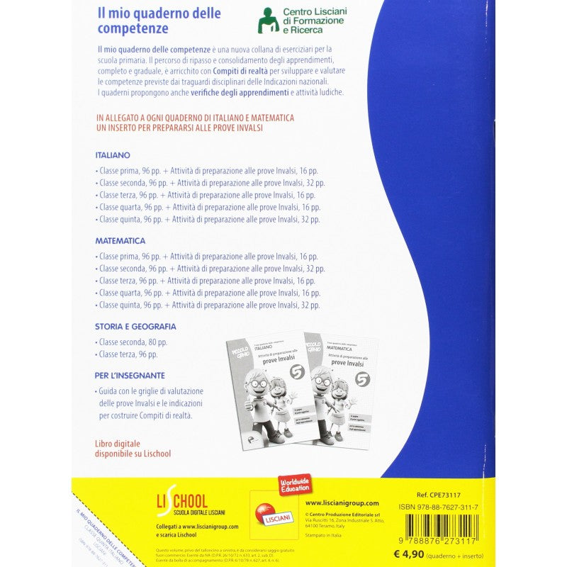 Piccolo Genio Il Mio Quaderno Delle Competenze Italiano 5