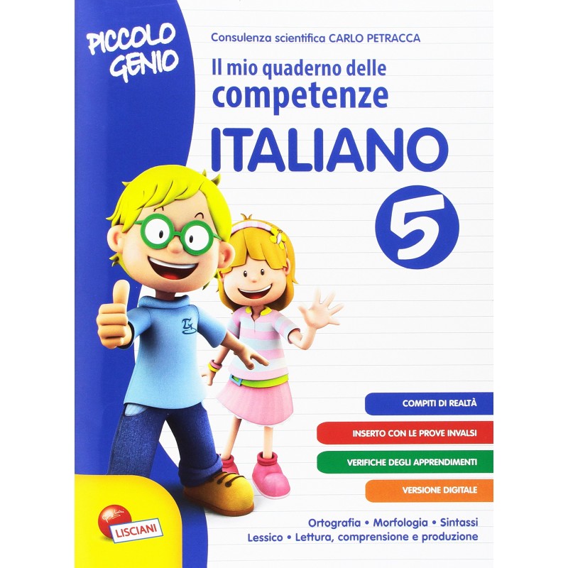 Piccolo Genio Il Mio Quaderno Delle Competenze Italiano 5
