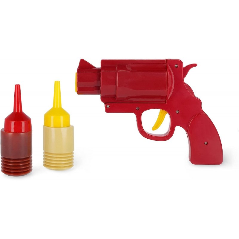 Pistola Spara 2 Contenitori Per Salse Riutilizzabili - Legami