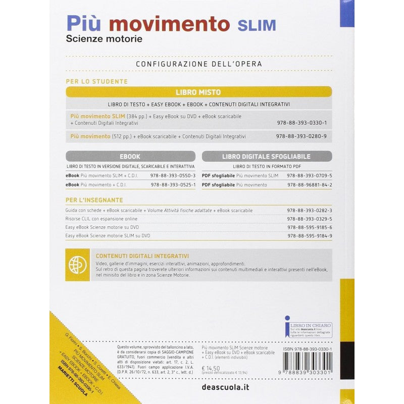 Più Movimento Slim. Per Le Scuole Superiori. Con E-book. Con Espansione Online