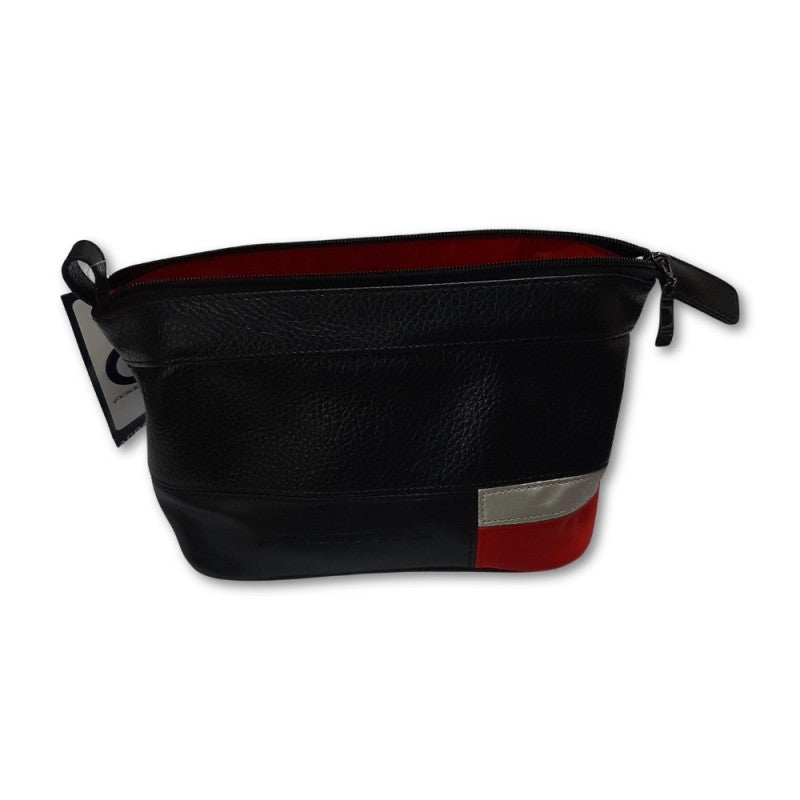 Pochette Uomo Lambretta In Pelle - Nero