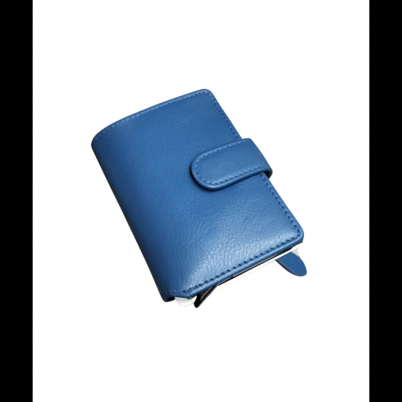 Porta Carte Axel Plus Con Zip Blu Lapislazzulo | Campo Marzio