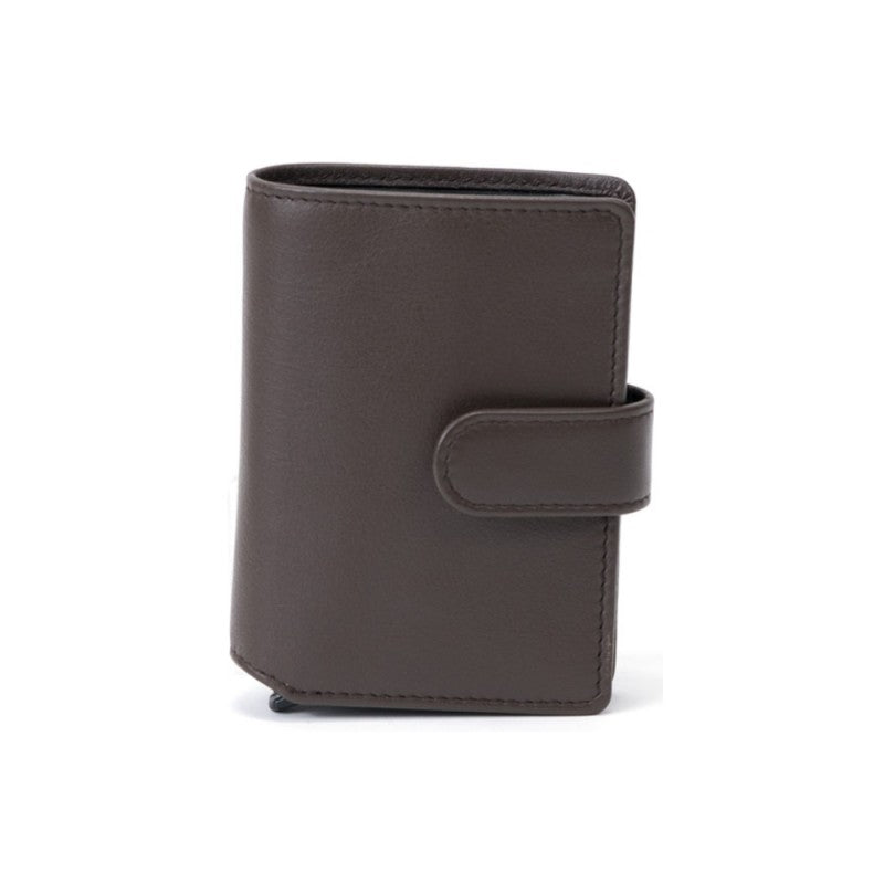 Porta Carte Axel Plus Con Zip Marrone | Campo Marzio
