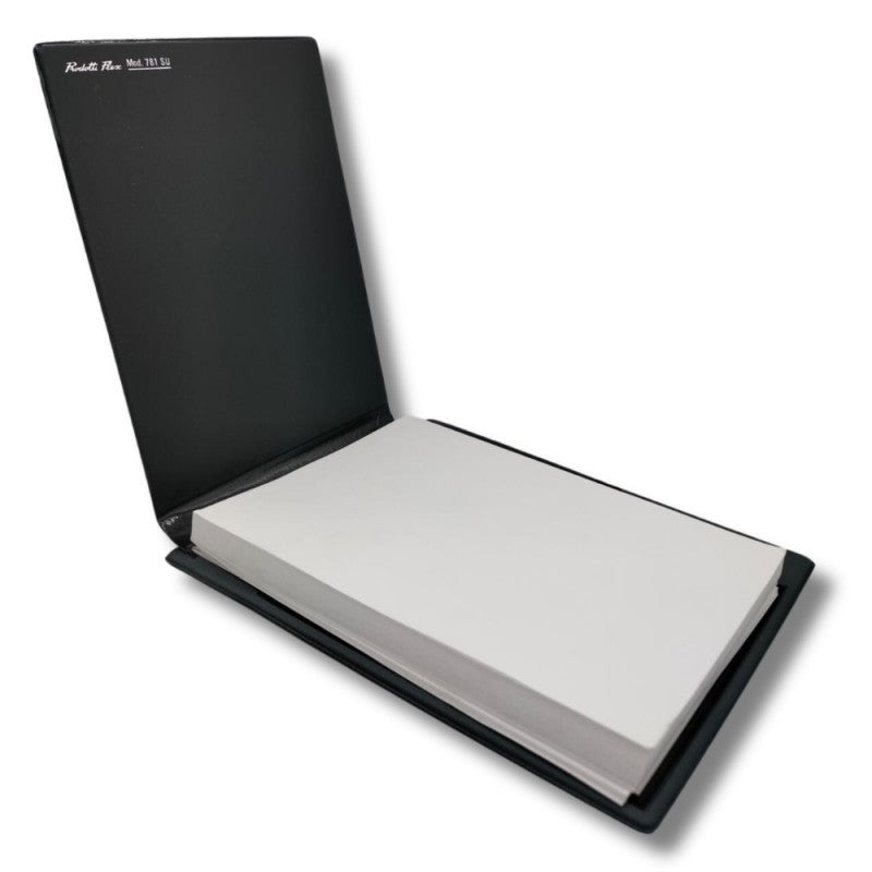 Portablocco Flex Grigio Metallizzato Con Portapenna 781 Su - Buffetti