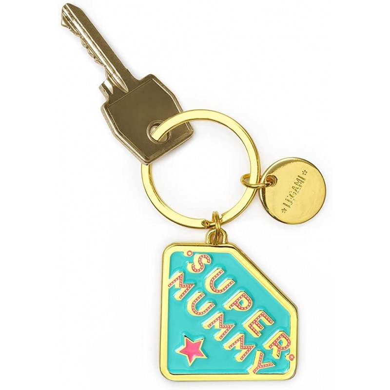Portachiavi In Metallo Smaltato - What A Key Ring! - Super Mummy