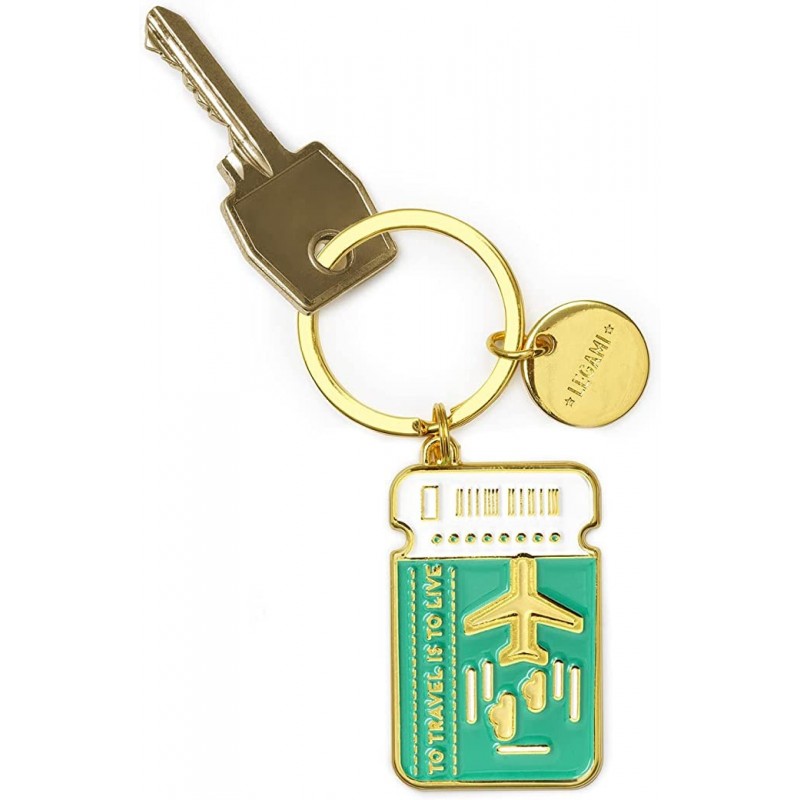 Portachiavi In Metallo Smaltato - What A Key Ring! - Travel
